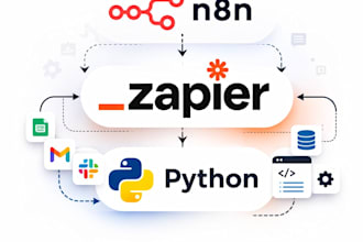 do ai automation, python automation, zapier automation, n8n automation,