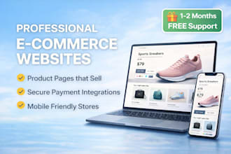 a high converting ecommerce store or custom online store