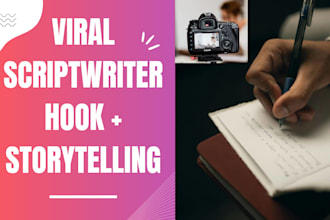 write viral youtube scripts and high retention insta reels