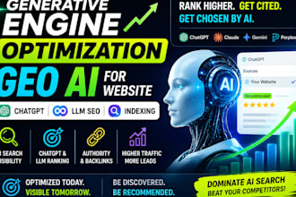do generative engine optimization geo ai for website chatgpt llm seo indexing
