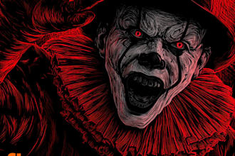 draw horror and gothic line art illustrations