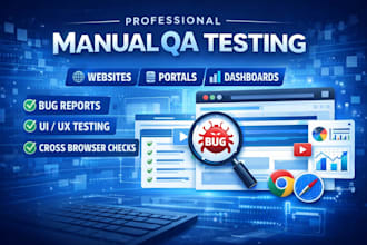 do detailed manual testing with professional test cases