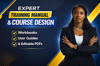 create online course training manual, training course, user manual, workbook ppt