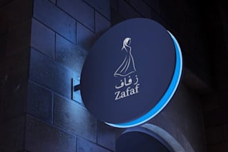 design cloth apparel hijab logo with unlimited revision