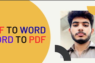 convert PDF to word and word to PDF