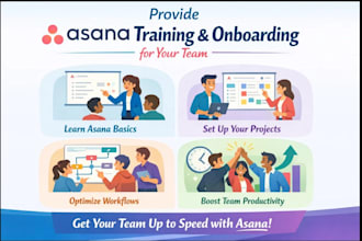 provide asana training and onboarding for your team