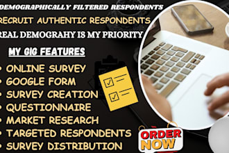 recruit authentic demographically filtered respondents for your survey