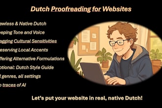 proofread the dutch on your website