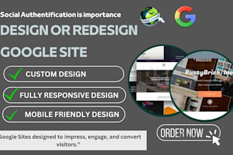 build a professional google sites website for your business