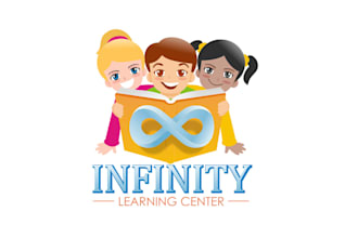 create a professional daycare logo design with source file