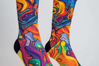 do custom socks designs with unique patterns