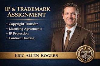 draft intellectual property trademark assignment license agreement copyright uk