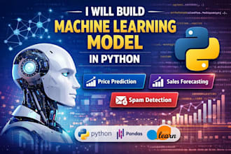 build ai, machine learning,  deep learning models in python