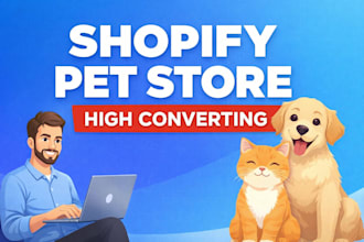 build a high converting shopify pet dropshipping store