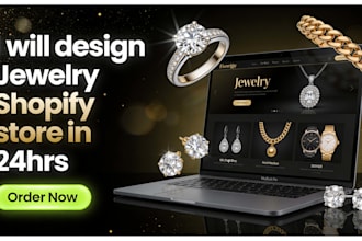 create jewelry shopify store in 24hrs