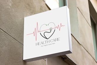 design modern medical healthcare clinic hospital pharmaceutical logo