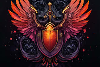 create unique fantasy logo