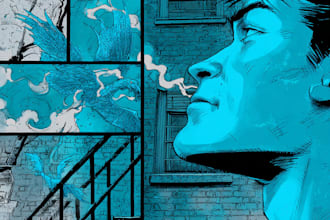 draw professional comic book pages and sequential