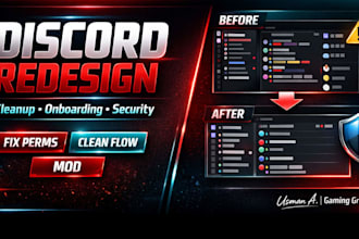 redesign your discord server for clean layout better onboarding and security