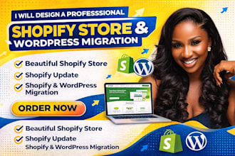design shopify store shopify update shopify migration and wordpress migration