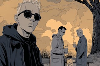 draw detailed comic book pages and sequential art