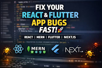 fix react mern flutter app bugs
