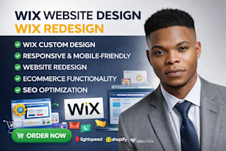 design or redesign your wix website with a professional high converting layout