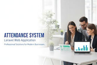 build an attendance management system using laravel