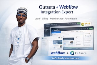 build webflow membership system with firebase authentication outseta