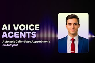 build ai voice agents to automate calls, sales, and appointments