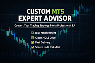 develop a custom mt5 expert advisor