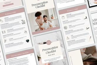 design canva ebook for women health wellness preconception menopause midwife