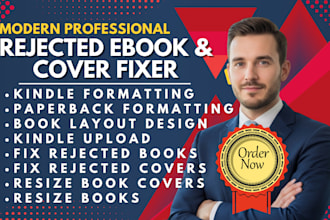 fix, format, resize rejected book and covers, kindle ebook for kdp upload