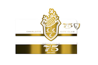 create a luxury cigar box packaging design with premium gold foil branding