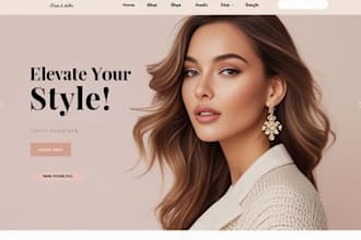 design skincare website spa salon website wix beauty cosmetic website