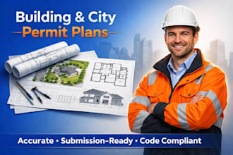 prepare detailed building and city permit plans for approval