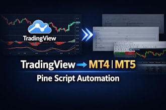 turn your tradingview pine script into a mt4 mt5 automated expert advisor