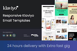 do responsive klaviyo email design in HTML