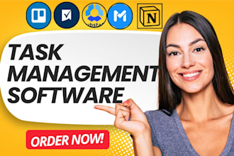 setup task management software trello smartsheet notion hubstaff meistertask