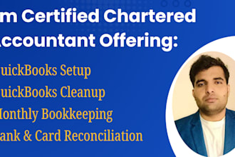 do quickbooks bookkeeping, cleanup, and monthly bookkeeping