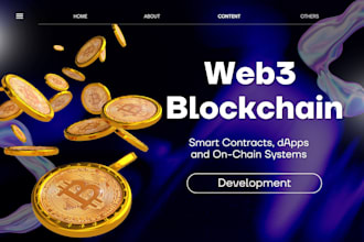develop web3 blockchain solutions