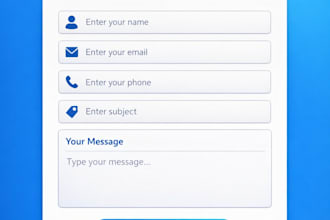 help you in website contact us form submission manually
