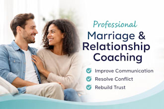 provide professional marriage and relationship coaching