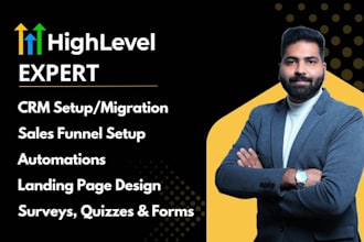 set up gohighlevel CRM, funnels and automation