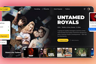 build scalable iptv app, live TV and vod streaming platform, with middleware