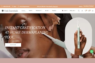 make skincare shopify store beauty website beauty shopify store skincare website