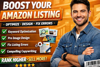 amazon listing optimisation image design listings fix error products description