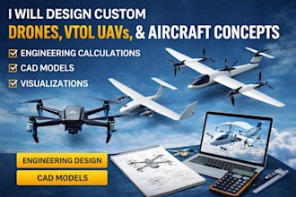 design drones, vtol uavs, aircraft concepts, aerospace engineering calculation