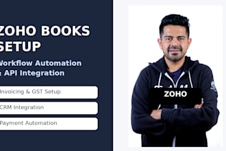 do zoho books setup, workflow automation and API integration