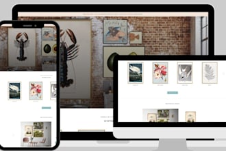 design wall art shopify store wall art website print on demand website art store